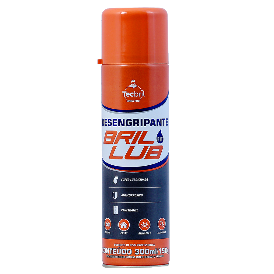 DESENGRIPANTE LARANJA BRIL FIT 300 ML MINERAL