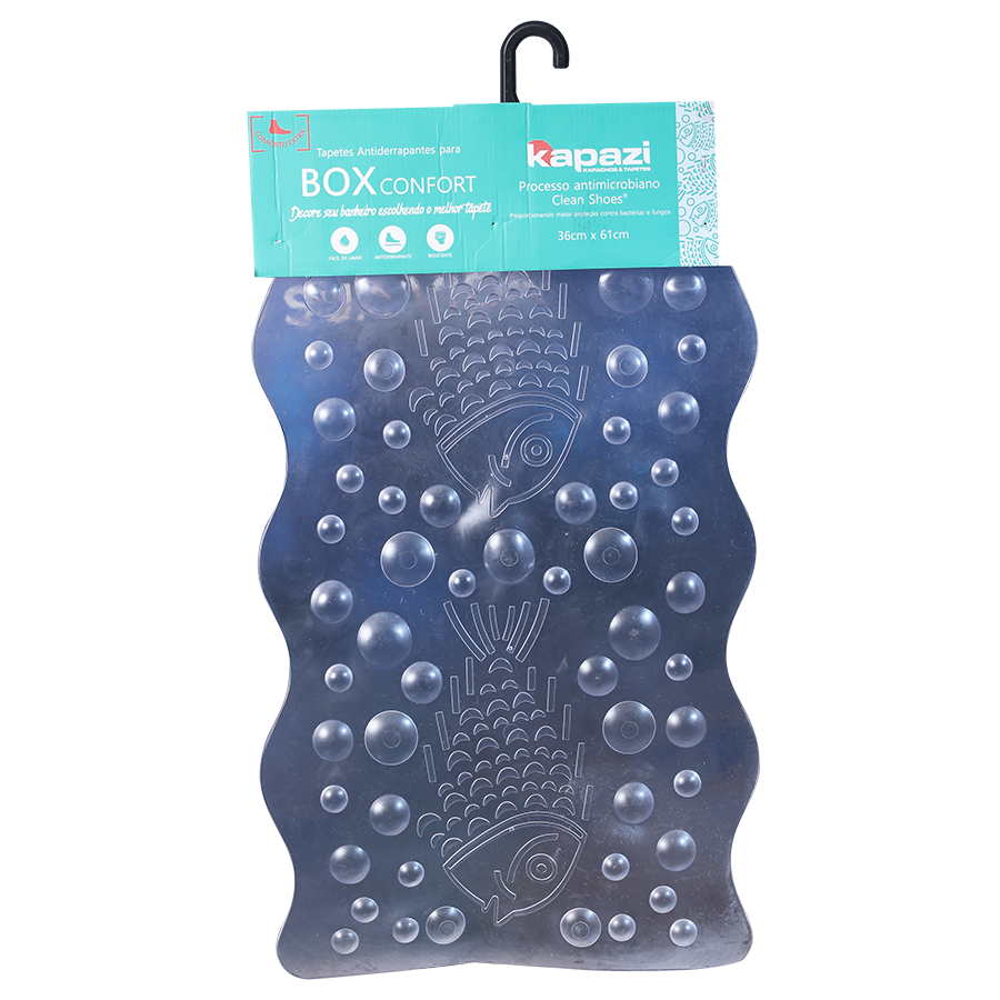 TAPETE KAPAZI PARA BOX O,36 X 0,61 MTS TRANSPARENTE