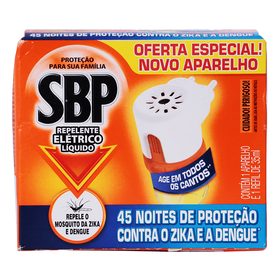 SBP ELETRICO 45 NOITES COM APARELHO GRÁTIS 35 ML