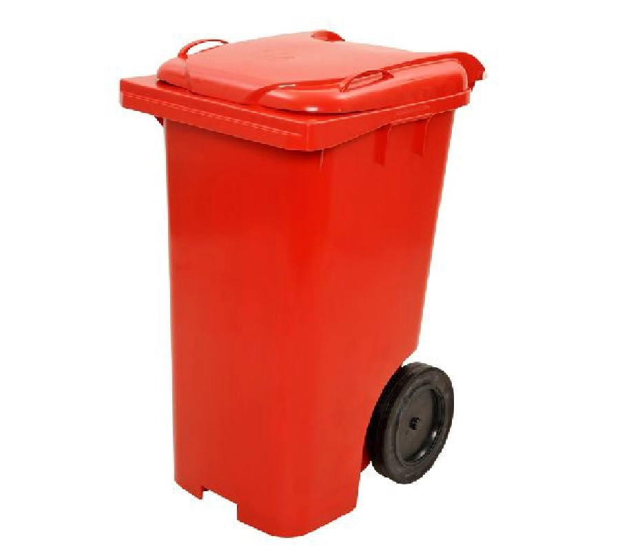 COLETOR DE LIXO VERMELHO 240 LTS BRALIMPIA