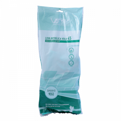 LUVA NITRILICA VOLK 45 CM TAM G