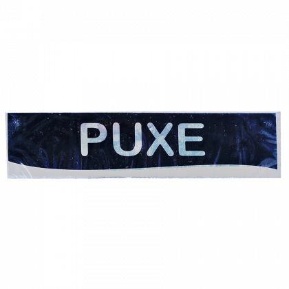PLACA PRATA 26 X 6 PUXE