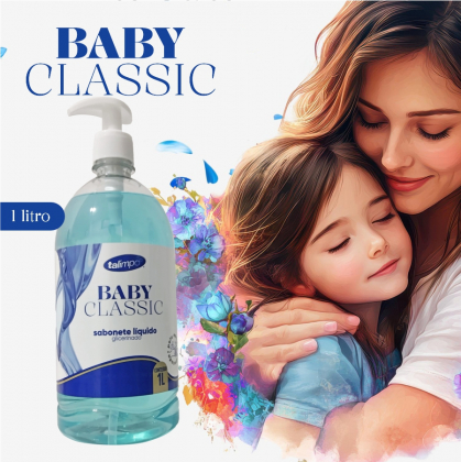 SABONETE LIQUIDO BABY CLASSIC GLICERINADO 1 LITRO