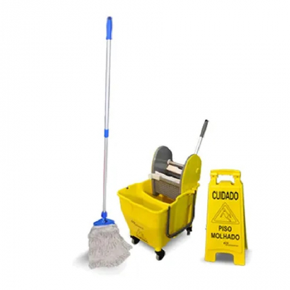 KIT DOBLÔ E PLACA DE AVISO BRALIMPIA