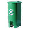 LIXEIRA DE PEDAL 25 LTS ECOLINE VERDE