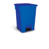 COLETOR DE LIXO COM PEDAL AZUL 15 LTS BRALIMPIA